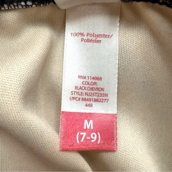 NO BOUNDARIES Chevron Ruffle Sleeveless Spaghetti Strap Dress - Size M (7-9) - Picture 10 of 11